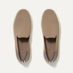 The Sneaker in Latte shown from the top.