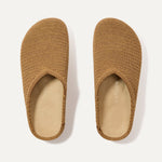 The Casual Clog in Wheat Rafia Knit shown from the top.