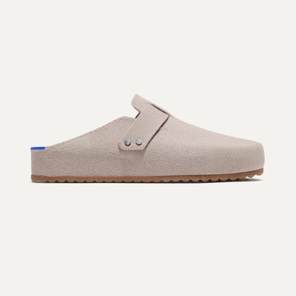 side | The Men's Clog in Dove shown from the side.