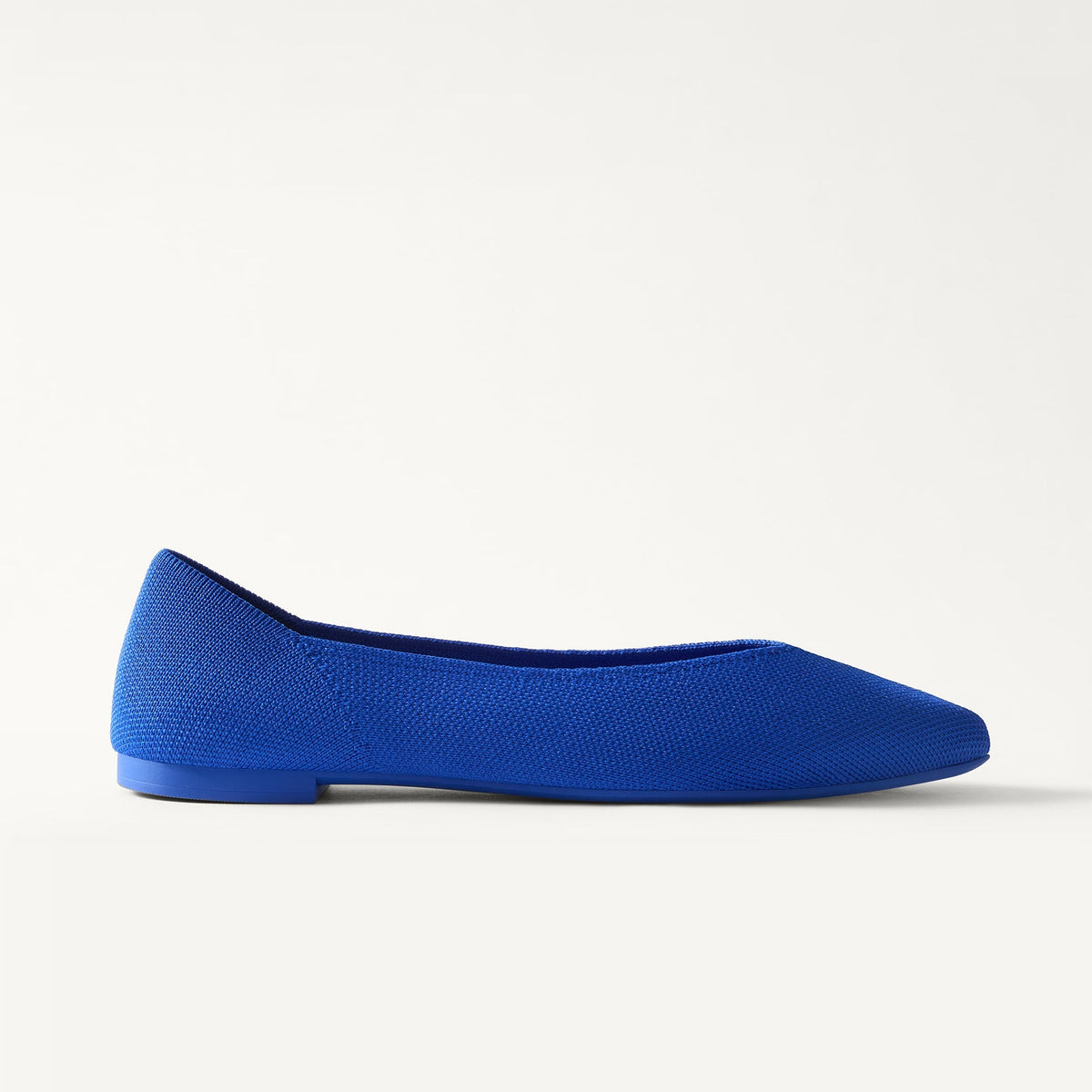 side | The Point III in Rothy's Blue shown from the side.