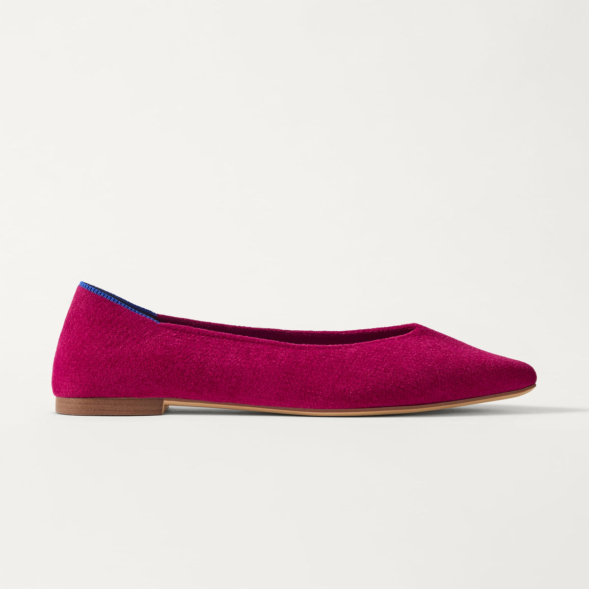 side | The Point III in ReVelvet Mulberry shown from the side.