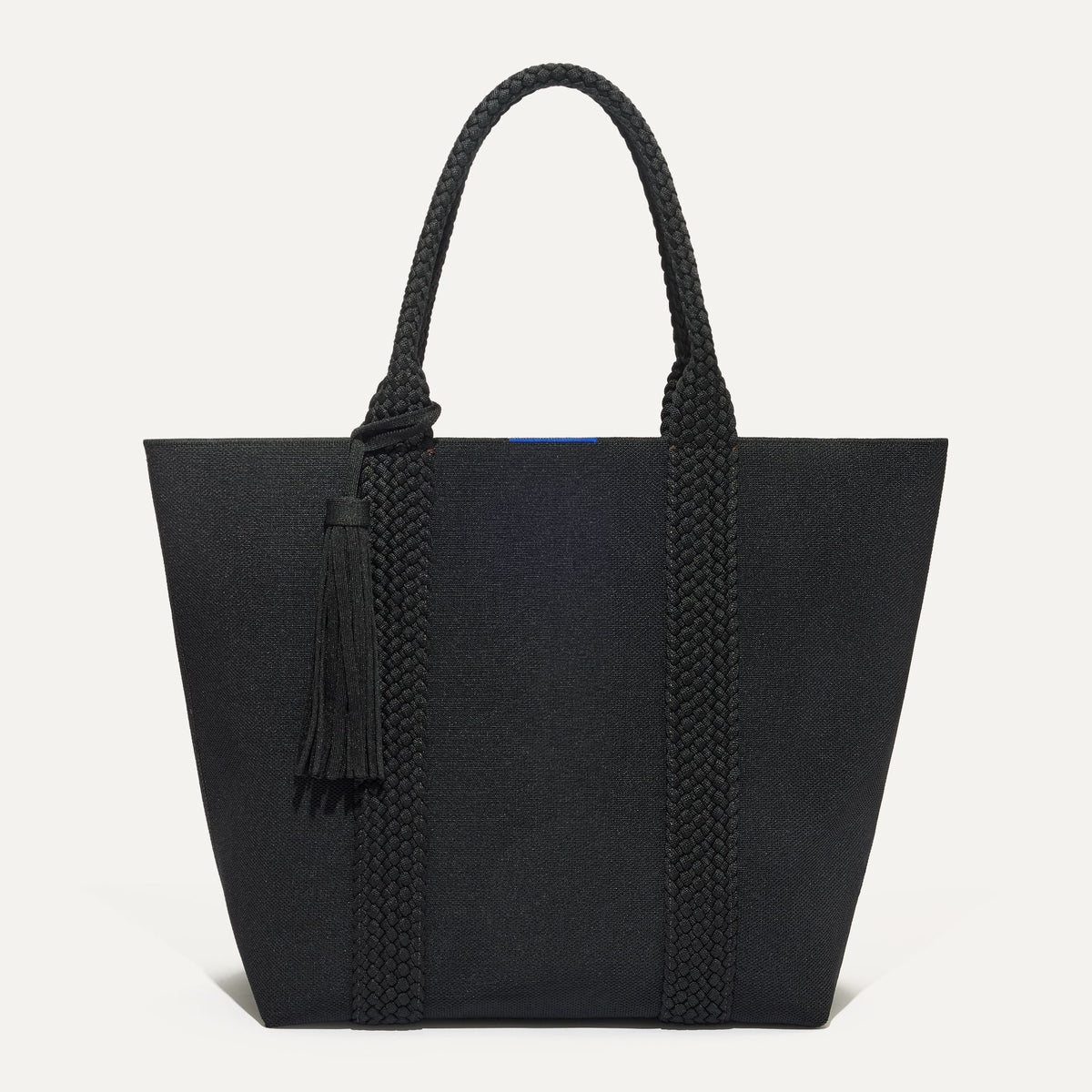 PLP |The Lightweight Tote in Black Licorice shown from the front.
