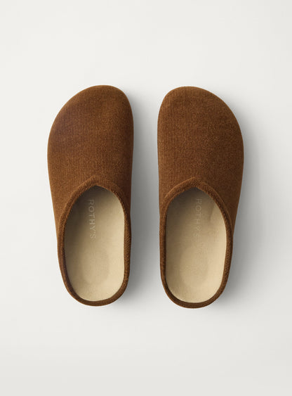 PLP |The Casual Clog in ReVelvet™ Russet shown from the top.