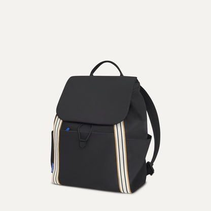 PLP |The Travel Cinch Backpack in Ink shown from the front.