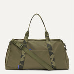 PLP |The Travel Duffle in Forest shown from the front.