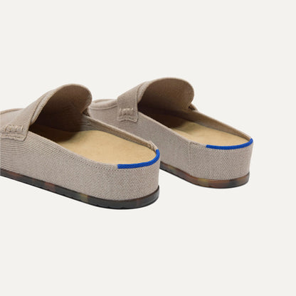 The Penny Clog in Dove shown from the back.