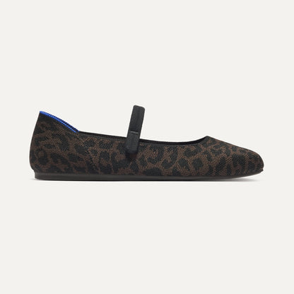 side | The Square Mary Jane in Classic Cheetah shown from the side.